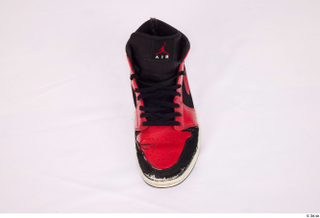 Nabil Clothes  332 red black and high-top sneakers shoes…